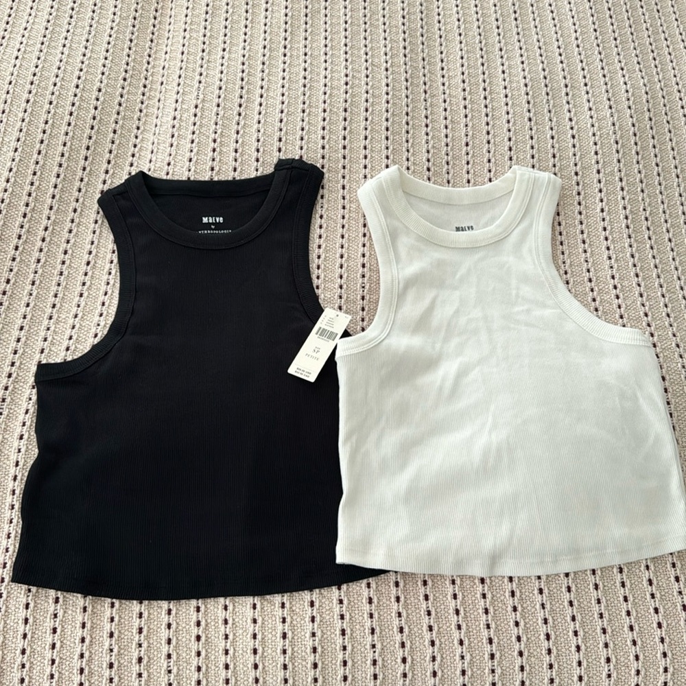 Anthropology crop top tank - set of 2